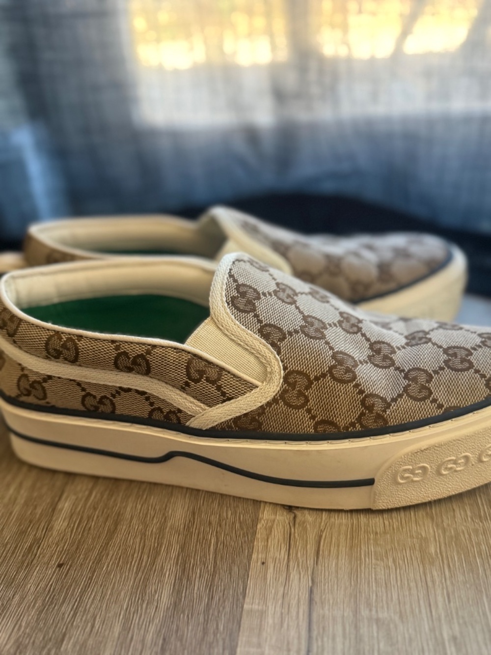 gucci sneakers white brown Gucci Platform brown/white - Picture 3 of 6